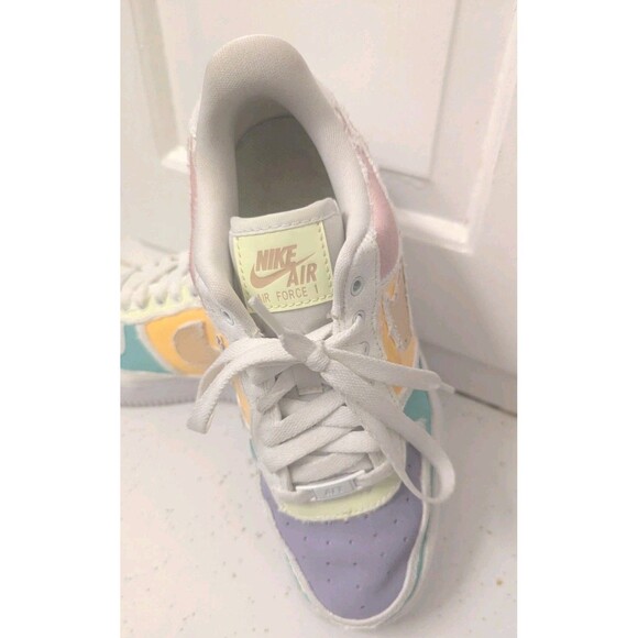 NIKE Air Force 1 Low Tear Away Pastel Reveal Sneakers SZ 7.5 DJ6901-600 - Picture 2 of 16
